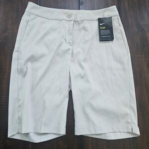 NWT Nike Women's Light Gray Flex Bermudas